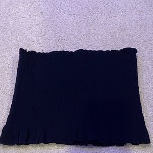 Topshop ruffled tube top